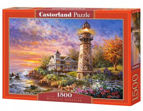 Puzzle 1500 elementów Latarnia morska na brzegu Castorland