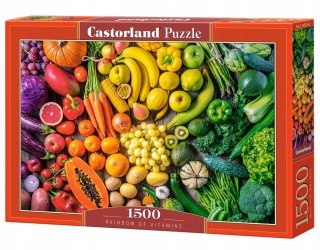 Puzzle 1500 elementów Tęcza Witamin Castorland