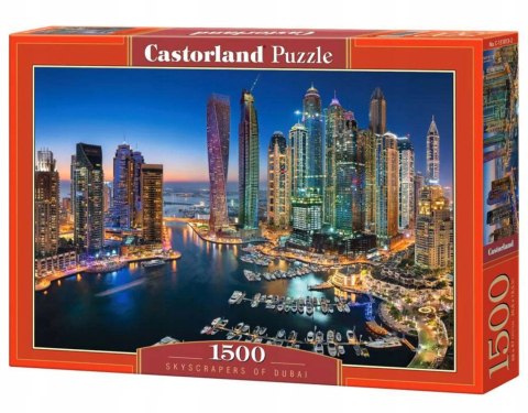 Puzzle 1500 elementów Wieżowce Dubaju Dubaj Castorland