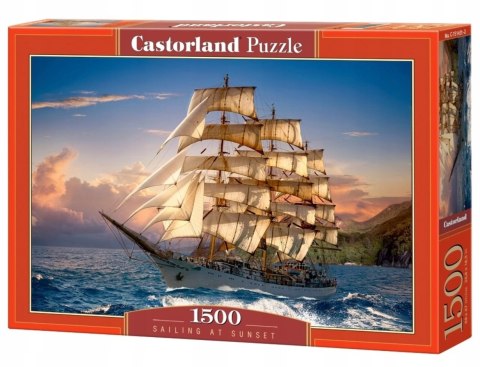 Puzzle 1500 elementów Żaglowiec Castorland