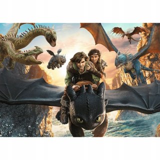 Puzzle 200 Szczerbatek i przyjaciele Jak wytresować smoka 13348 Trefl
