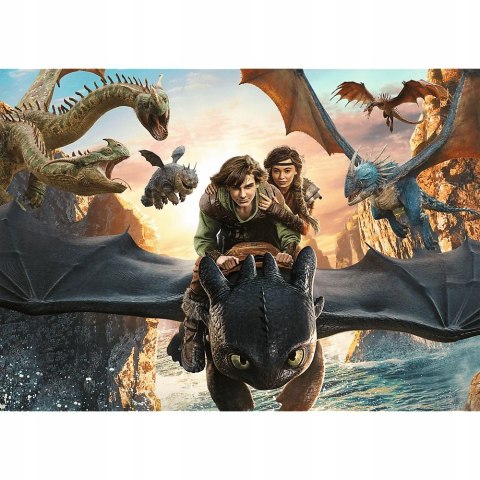 Puzzle 200 Szczerbatek i przyjaciele Jak wytresować smoka 13348 Trefl