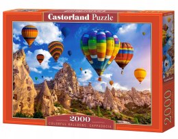 Puzzle 2000 elementów Kolorowe balony Kapadocja Castorland