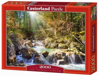 Puzzle 2000 elementów Strumyk w lesie Castorland