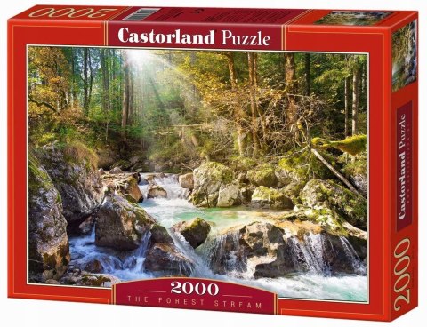 Puzzle 2000 elementów Strumyk w lesie Castorland