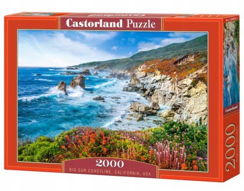 Puzzle 2000 elementów Zatoka Big Sur Kalifornia Castorland