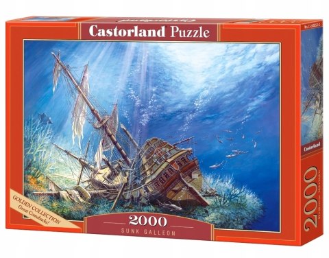 Puzzle 2000 elementów Zatopiony galeon Castorland