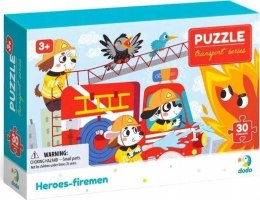 Puzzle 30 elementów Dodo Bohaterscy Strażacy profesje Straż