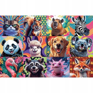Puzzle 300 elementów Zabawne portrety zwierząt 23030 Trefl