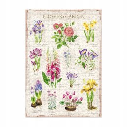 Puzzle 400 elementów Easy-L Botanika Ogród kwiatowy Dodo