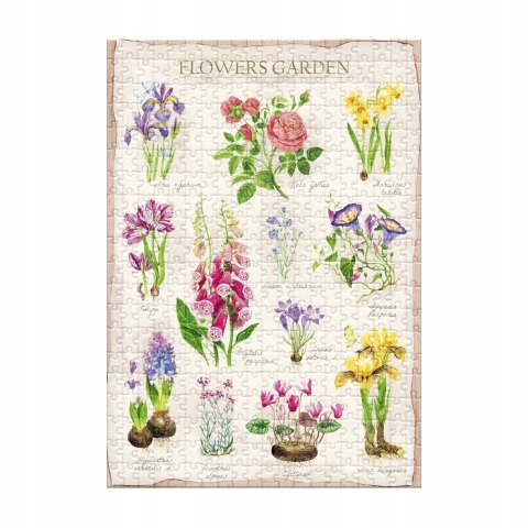 Puzzle 400 elementów Easy-L Botanika Ogród kwiatowy Dodo