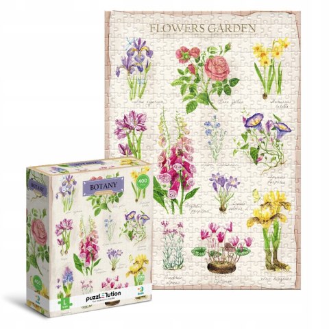 Puzzle 400 elementów Easy-L Botanika Ogród kwiatowy Dodo