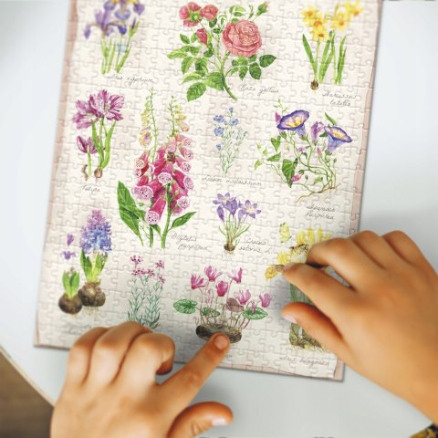 Puzzle 400 elementów Easy-L Botanika Ogród kwiatowy Dodo