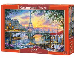 Puzzle 500 elementów Czas na herbatę w Paryżu Castorland