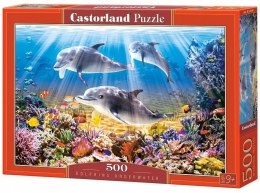 Puzzle 500 elementów Delfiny pod Wodą Castorland