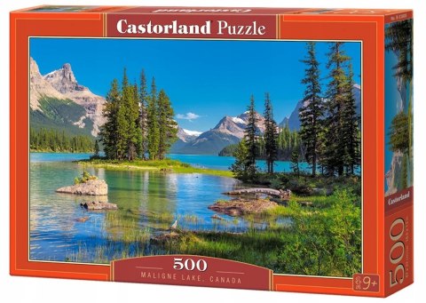 Puzzle 500 elementów Jezioro Maligne Kanada Castorland