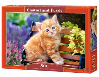 Puzzle 500 elementów Kociak Ginger Kitten Kot Castorland