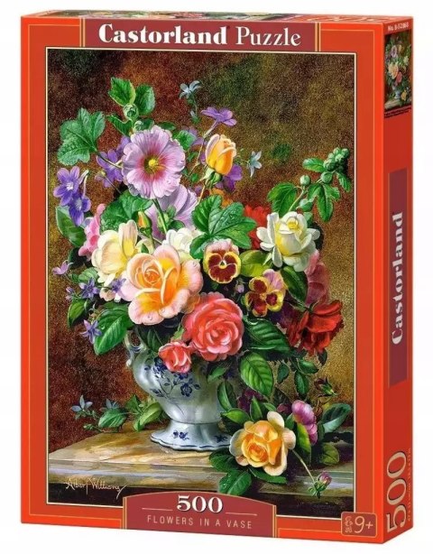 Puzzle 500 elementów Kwiaty w Wazonie Bukiet Castorland