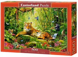Puzzle 500 elementów Majestatyczny Tygrys Castorland