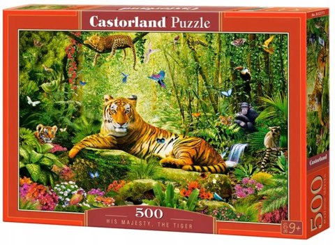 Puzzle 500 elementów Majestatyczny Tygrys Castorland