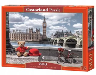 Puzzle 500 elementów Podróż po Londynie Londyn Castorland