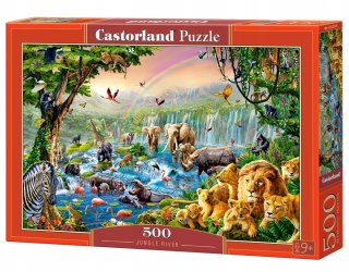 Puzzle 500 elementów Rzeka Dżungli Jungle River Castorland
