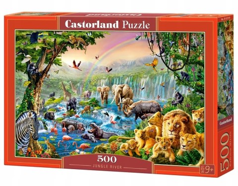 Puzzle 500 elementów Rzeka Dżungli Jungle River Castorland