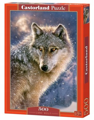 Puzzle 500 elementów Samotny Wilk Castorland