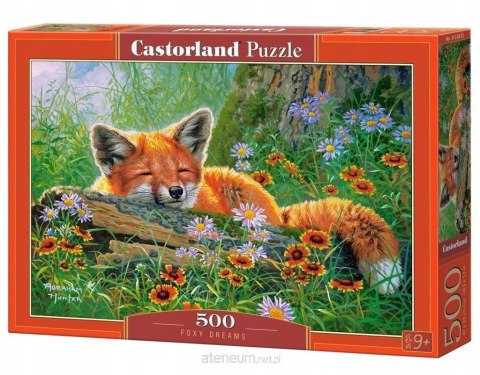 Puzzle 500 elementów Śpiący Lisek Lis Castorland