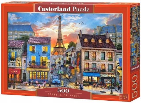 Puzzle 500 elementów Ulice Paryża Castorland