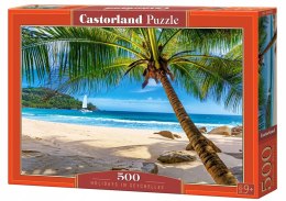 Puzzle 500 elementów Wakacje na Seszelach Castorland