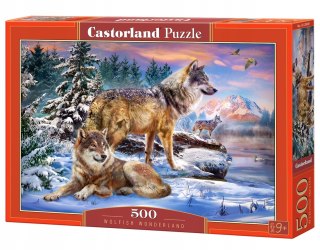 Puzzle 500 elementów Wilcza Kraina Castorland