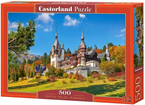 Puzzle 500 elementów Zamek Peles Rumunia Castorland