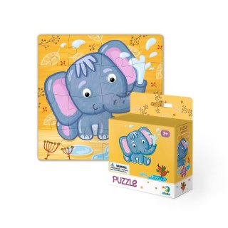 Puzzle Dodo 16 elementów Słonik 3+