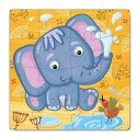 Puzzle Dodo 16 elementów Słonik 3+