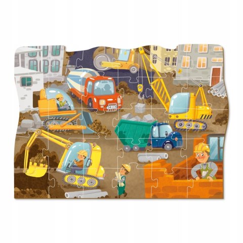 Puzzle Dodo 30 elementów Maszyny budowlane