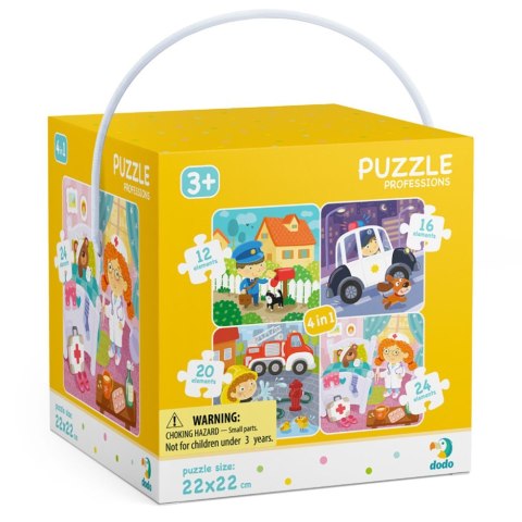 Puzzle Dodo 4w1 Zawody 72 elementów 12,16,20,24