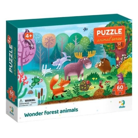 Puzzle Dodo 60 elementów Zwierzęta leśne