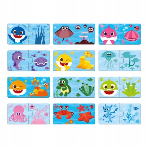 Puzzle Dodo Dopasuj Kolory Baby Shark