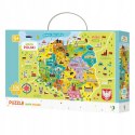 Puzzle Dodo Mapa Polski 100 Elementów Układanka dla Małych Odkrywców 5+