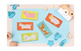 Puzzle Dodo Puzzle do pary Duo 12 elementów 12x2 Zwierzęta 12 układanek