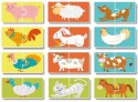 Puzzle Dodo Puzzle do pary Duo 12 elementów 12x2 Zwierzęta 12 układanek