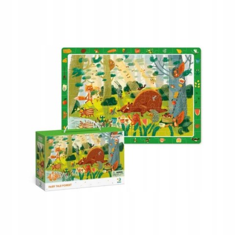 Puzzle Dodo Puzzle obserwacyjne 80 elementów Bajkowy las