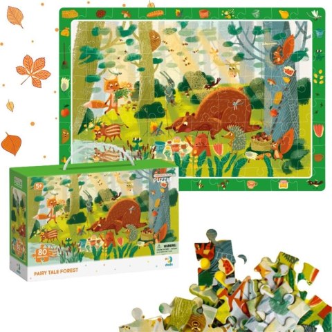Puzzle Dodo Puzzle obserwacyjne 80 elementów Bajkowy las