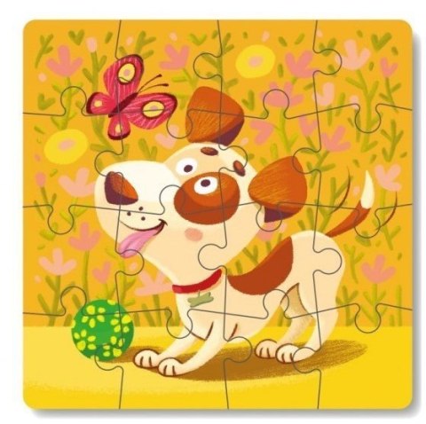 Puzzle Dodo Toys 16 elementów Puzzle 16 Piesek