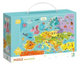 Puzzle Dodo Toys Mapa Europy 100 elementów