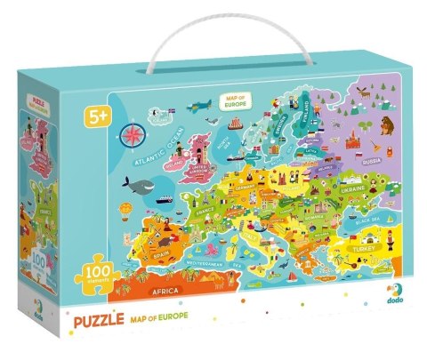 Puzzle Dodo Toys Mapa Europy 100 elementów