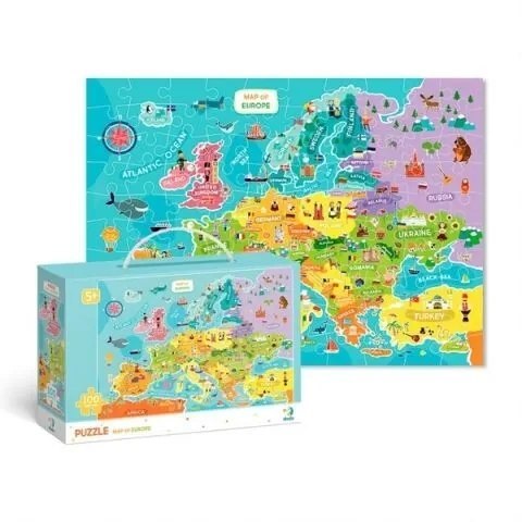 Puzzle Dodo Toys Mapa Europy 100 elementów