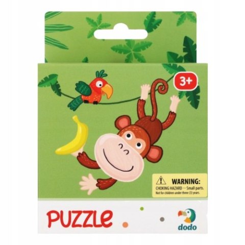 Puzzle Dodo Toys Puzzle Zwierzątka 16 elementów Małpka