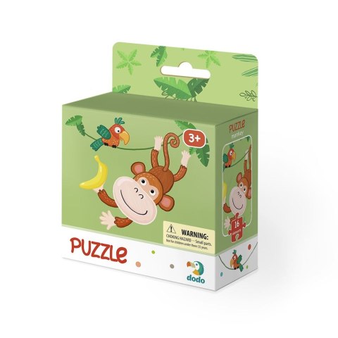 Puzzle Dodo Toys Puzzle Zwierzątka 16 elementów Małpka